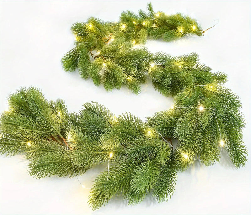 Guirlande de Noël en pin vert – vue 6
