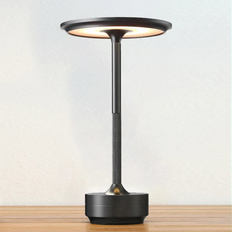 Lampe de table sans fil aluminium rechargeable, 28,5 cm, 5 coloris