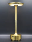 Lampe de table sans fil à disque, 3 teintes tactiles, 28 cm, USB-C