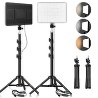 Key light LED USB sur trépied de 110 cm, streaming et visioconférence