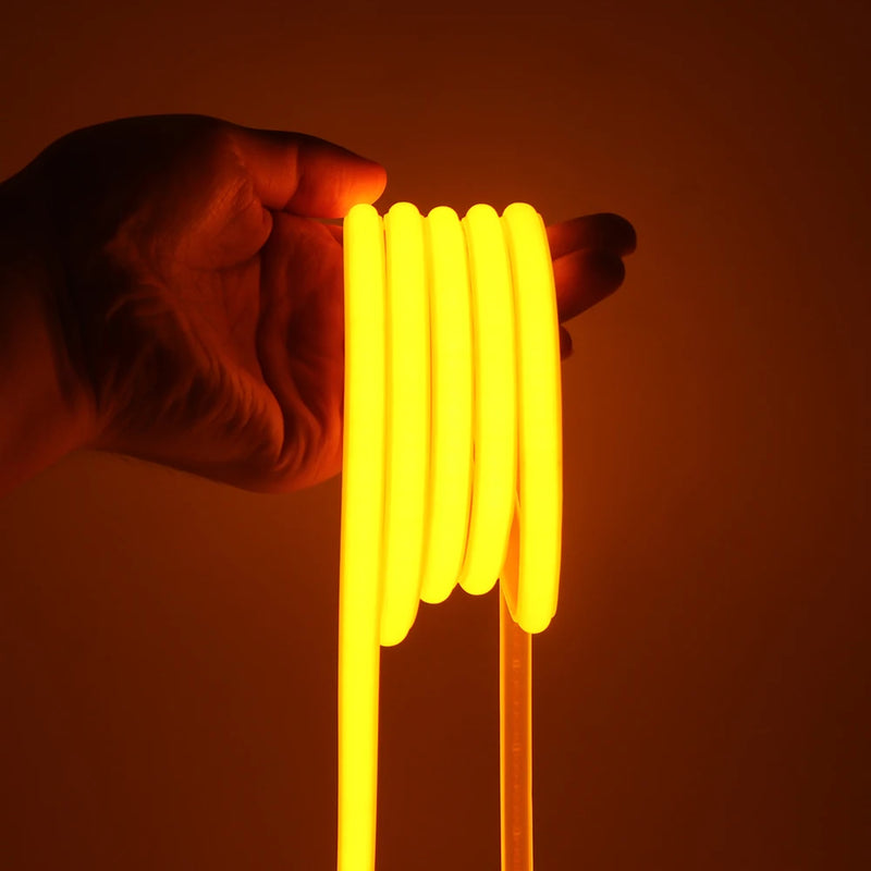 Ruban LED néon extérieur IP67 220 V à variateur – ruban jaune