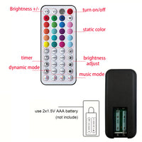 Bande LED RGB USB avec télécommande et application pour TV, 0,5 à 30 m