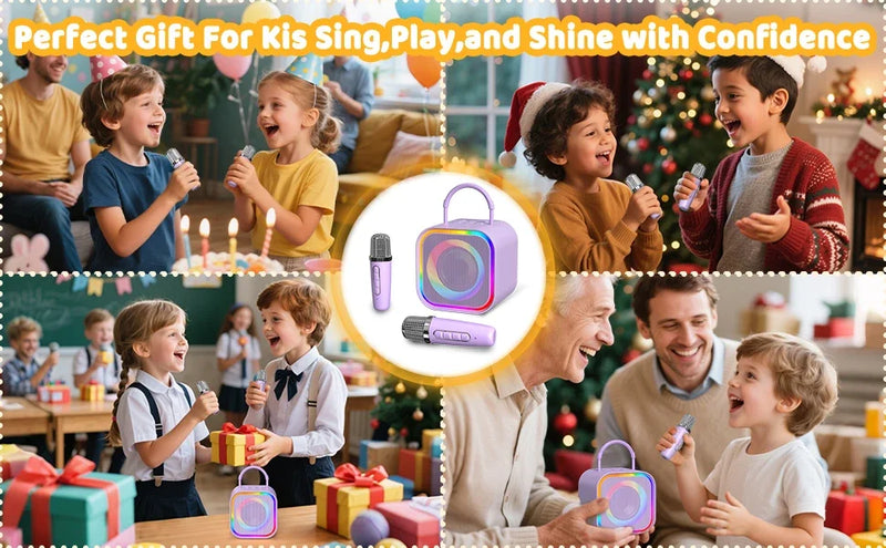 Enceinte karaoké enfant – idée cadeau pour enfants, scènes de fête