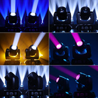 Lyre LED beam et spot 120 W à 8 gobos, à l'unité ou par lot
