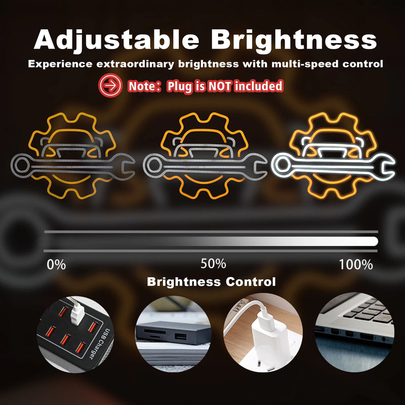 Néon LED USB pour garage – vue 63