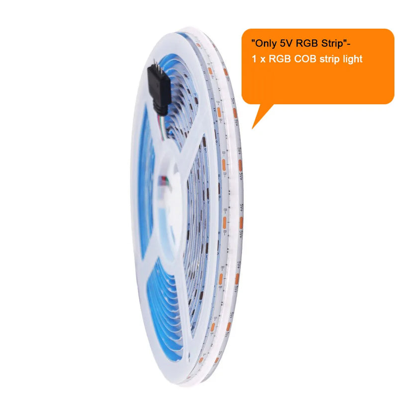 Ruban LED COB RGB 5 V – vue 6