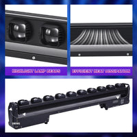 Barre LED à tête mobile 10 faisceaux de 15 W, 99 cm, DMX, à l'unité ou par lot