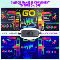 Projecteur lumière noire LED UV 395 nm, 50 à 150 W, 1 ou 2 pièces
