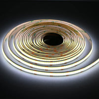 Ruban LED COB CCT 12 V – rouleau allumé en blanc neutre