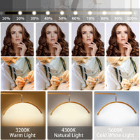 Lampe demi-lune LED sur pied – vue 11