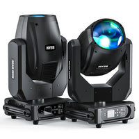 Lyre beam 10R 280 W à effet arc-en-ciel et atomisation, DMX 16 canaux