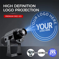 Projecteur gobo logo personnalisé, 35 à 200 W, avec télécommande