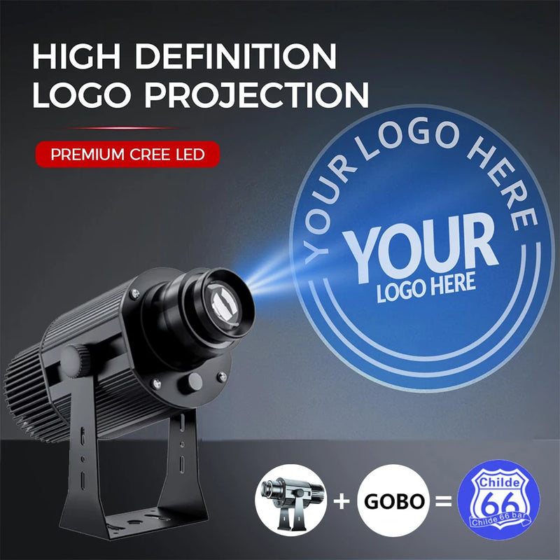 Projecteur gobo logo personnalisé, 35 à 200 W, avec télécommande