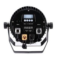 Projecteur PAR LED étanche IP65, 18 LED RGBW ou RGBWA UV, DMX