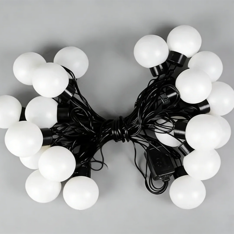 Lettre lumineuse géante 91,5 cm – guirlande LED et ampoules décoratives blanches