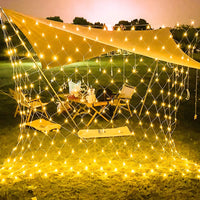 Filet lumineux LED extérieur 220 V, 4 couleurs, 1,5 x 1,5 à 3 x 2 m