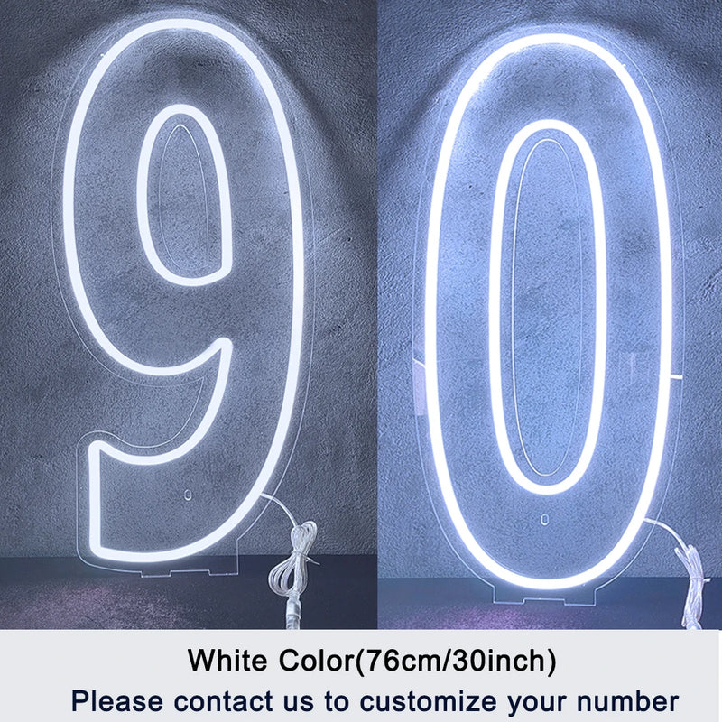 Chiffres lumineux géants néon LED – vue 31