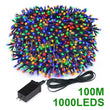 Guirlande sapin lumineuse blanc chaud, froid ou RGB, 10 à 100 m