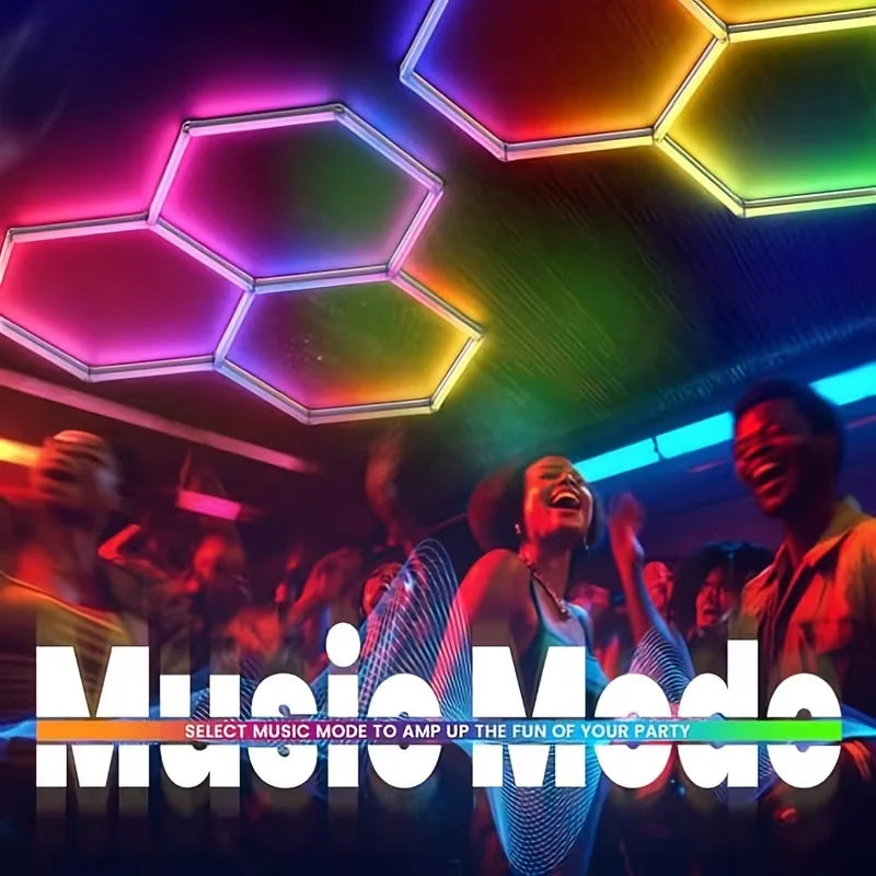 Lumière hexagonale RGB – vue 4