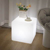 Cube lumineux LED tabouret et table d'appoint, 20 à 43 cm