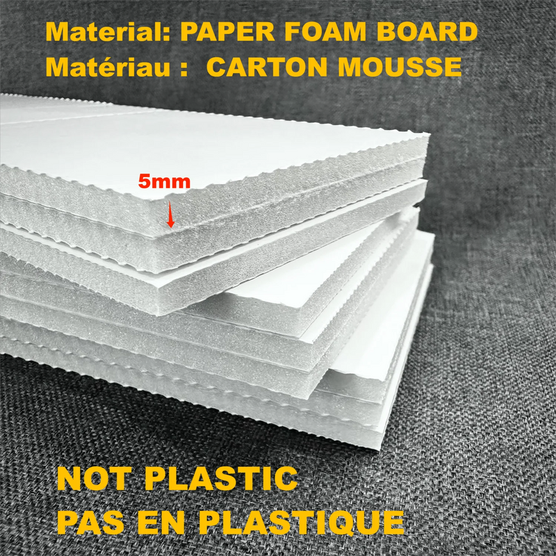 Chiffre marquee 73 cm – épaisseur du panneau KT de 5 mm