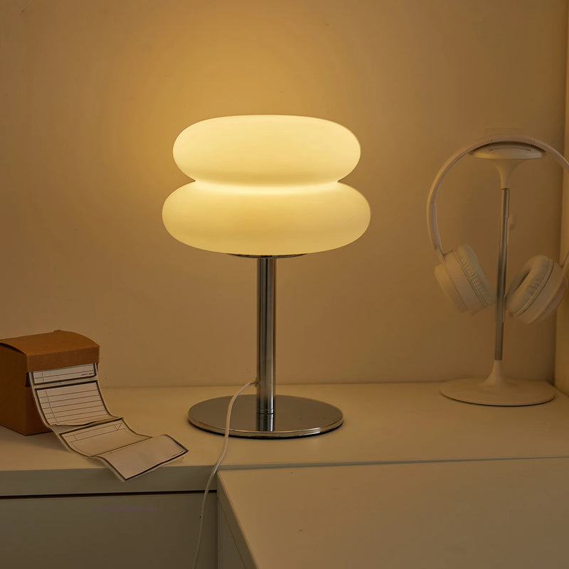 Lampe champignon double dôme à 3 teintes de lumière, USB ou batterie