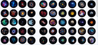 Projecteur d'étoiles USB à veilleuse chaude – planche des 48 films