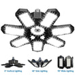 Lampe de garage LED déformable, formats 3, 6 et 7+1 panneaux, E26/E27