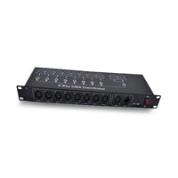 Répartiteur DMX 8 sorties XLR, amplificateur de signal DMX512 en rack