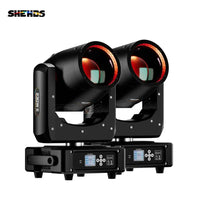 Mini lyre beam 7R 230 W, lot de 2, DMX 16 ou 20 canaux, zoom et frost