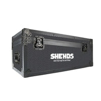Barre LED à tête mobile 8 x 12 W – flight case de transport fermé