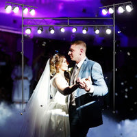 Structure truss portique DJ – portique d'éclairage au-dessus d'une piste de danse de mariage