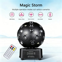 Boule magique rotative à LED 150 W, DMX 15 canaux et télécommande, à l'unité ou par lot
