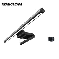Barre lumineuse pour écran 42 cm – barre noire avec son support et sa molette sans fil