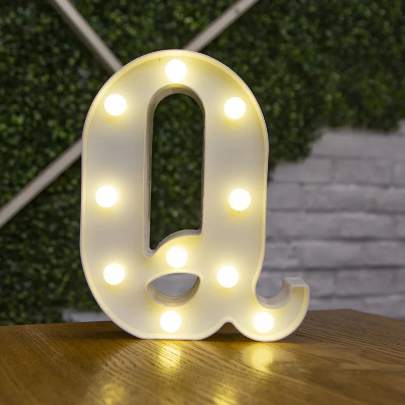 Lettres et chiffres lumineux LED à piles – vue 13