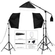 Kit éclairage continu 1 à 3 softbox 50x70 cm, ampoules 20 à 135 W, sac
