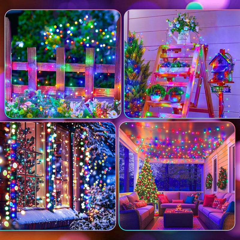Guirlande lumineuse sapin en fil de cuivre – vue 6