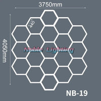 Éclairage LED nid d'abeille – vue 20