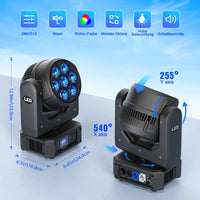 Mini lyre LED œil d'abeille – vue 13