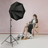 Kit 3 softbox avec perche – vue 2