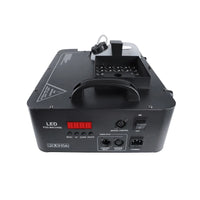 Machine à fumée verticale 1500 W, 24 LED RGB, DMX