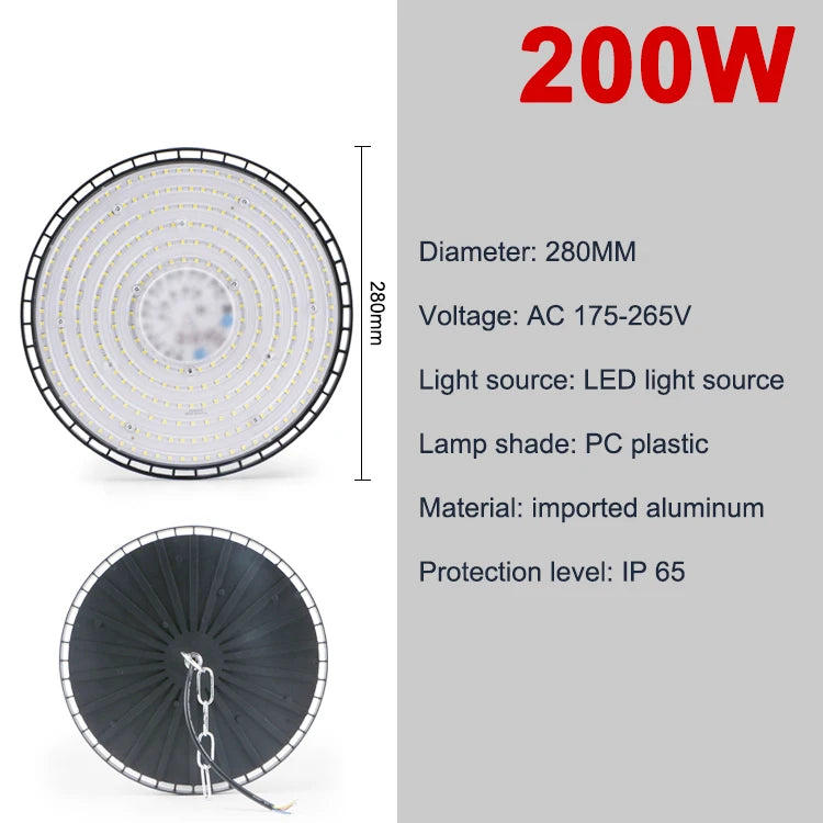 Lampe d'atelier LED UFO – vue 20