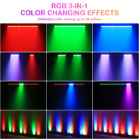 Barre LED murale RGB – mélange des couleurs rouge, vert et bleu
