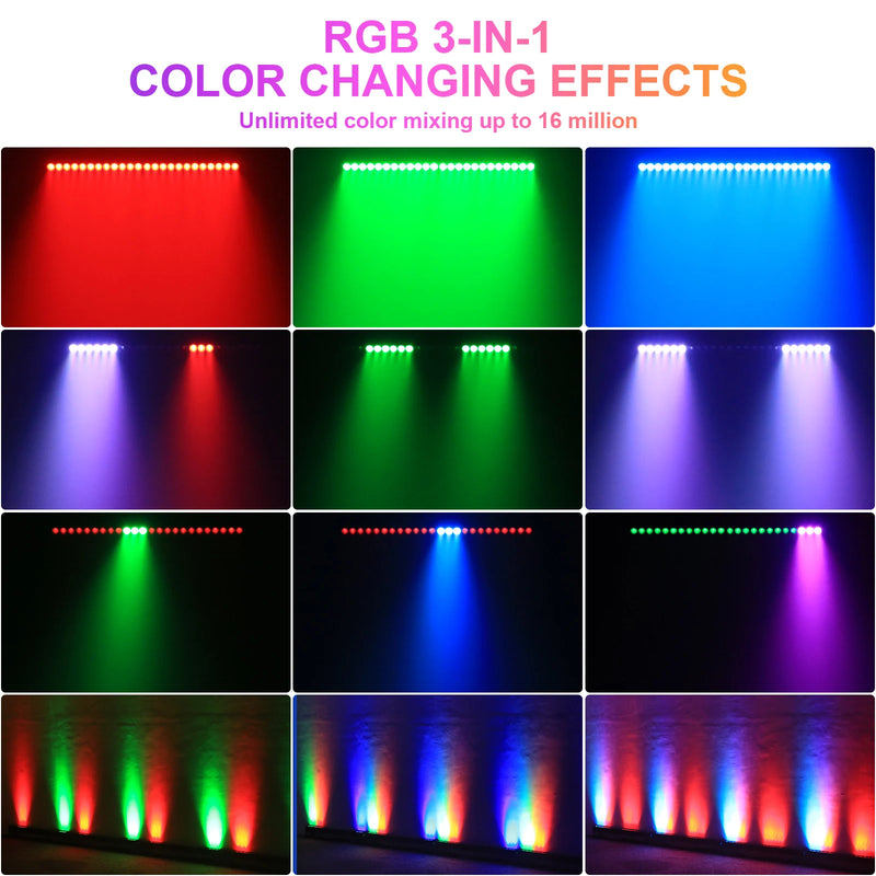 Barre LED murale RGB – mélange des couleurs rouge, vert et bleu