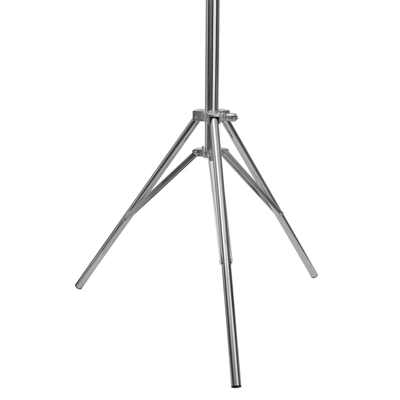 Trépied lumière robuste 280 cm en acier inoxydable, avec ou sans roulettes