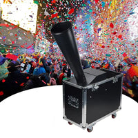 Machine à confettis CO2 en flight case, tir 5 à 10 m