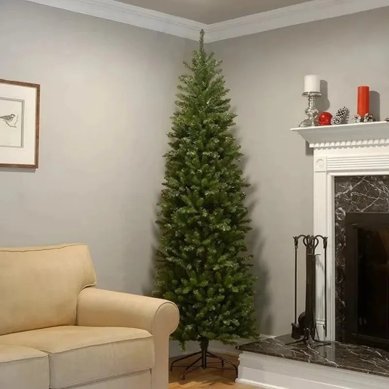 Sapin lumineux crayon en PVC, 150 à 210 cm, avec ou sans LED