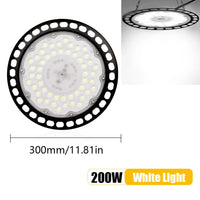 Cloche LED industrielle UFO 50 à 300 W, IP66, 6000 K ou 4000 K