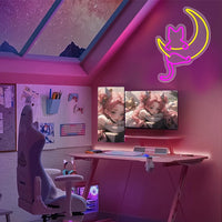 Néon LED chat – vue 5