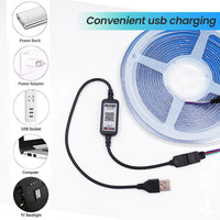 Ruban LED COB RGB 5 V – vue 2